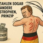 Deutschland schafft sich selbst ab – politische Selbstkritik symbolisch dargestellt