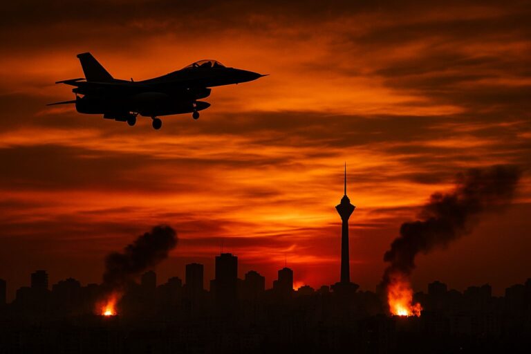 Israels Luftangriff auf den Iran 2025 – Symbolbild