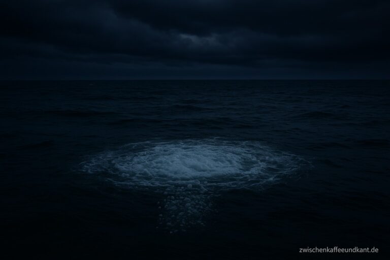 Nord Stream Gasleck in der Ostsee als Symbol für politischen Verrat