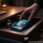 Geldgeil gegen Kinderschutz: Smartphone wird weggesperrt als Symbol für Schutz von Kindern vor Social Media und Cybergrooming